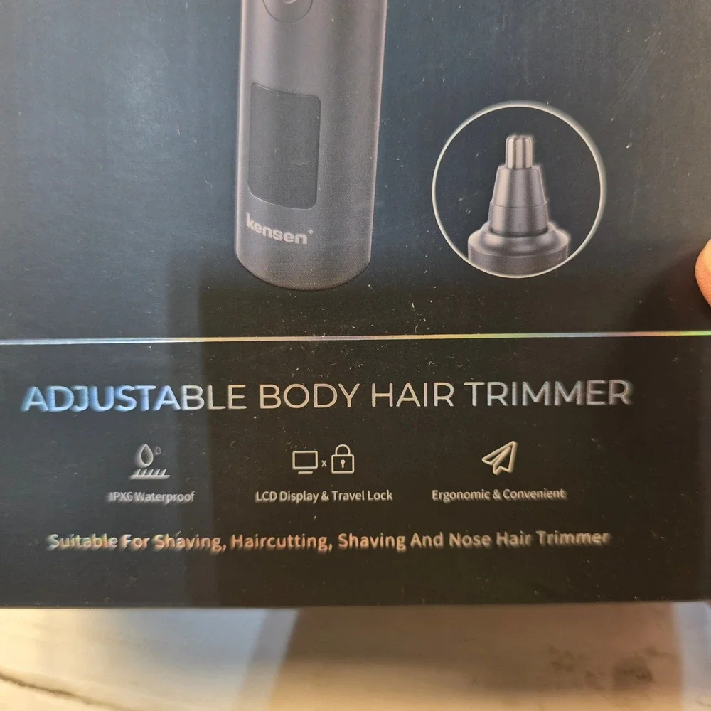 NEW Kensen Series S29 Adjustable Body Hair Trimmer JK-881 Waterproof LCD Display